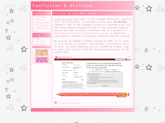 ao3 screenshot