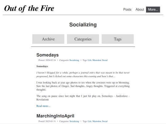categories/socializing/page/1 screenshot