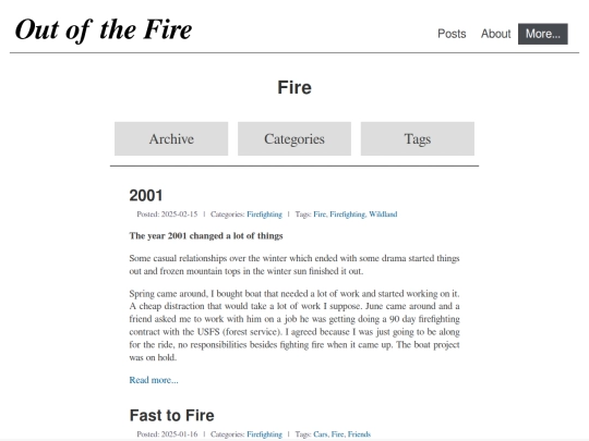 tags/fire screenshot