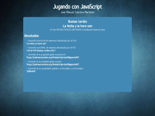 Modulo3/ejercicioObligatorioM3 screenshot