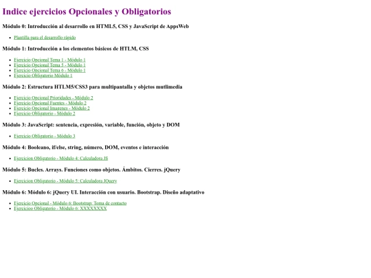 index screenshot