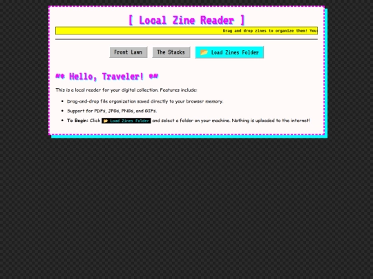 local-reader screenshot