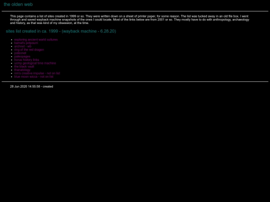 olden_web screenshot