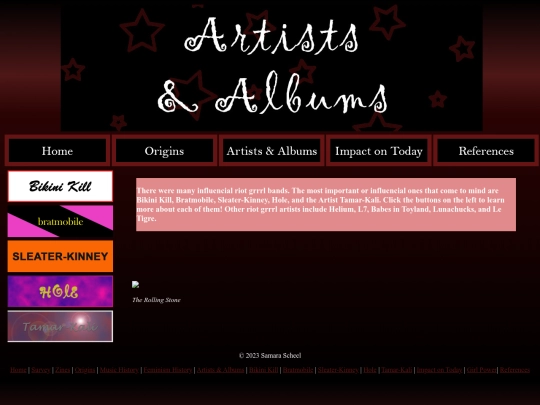 ArtistsAndAlbums screenshot