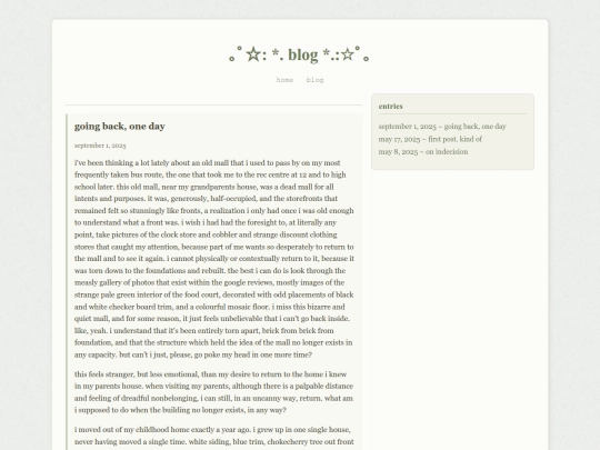 blog screenshot