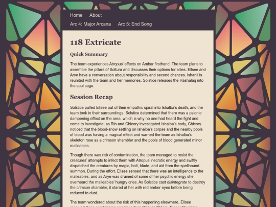 posts/118-Extricate screenshot