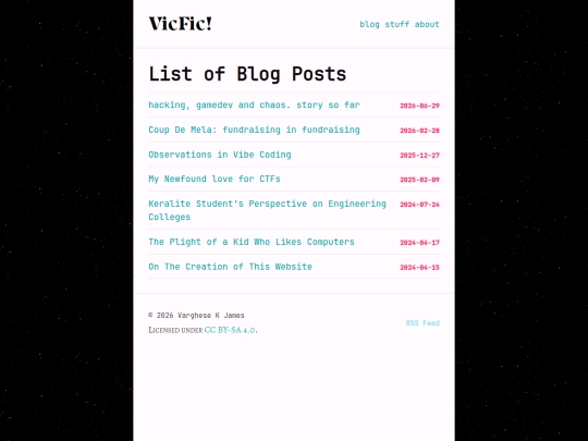 blog screenshot