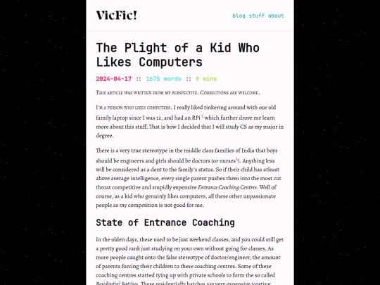 blog/plight screenshot