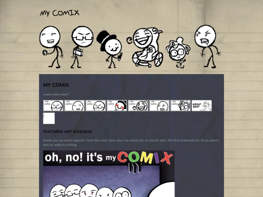 mycomix/extras screenshot