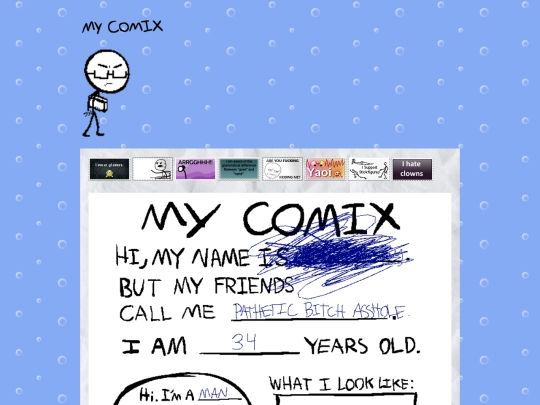 mycomix/glasses screenshot