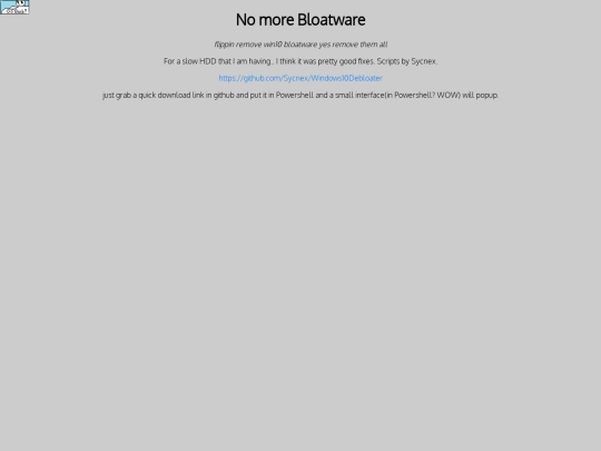 nomorebloatware screenshot