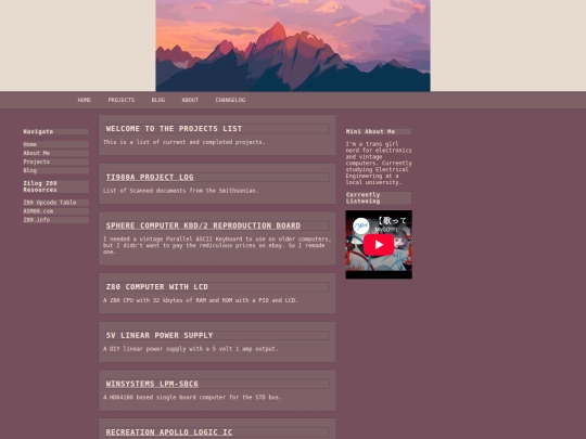 projects screenshot