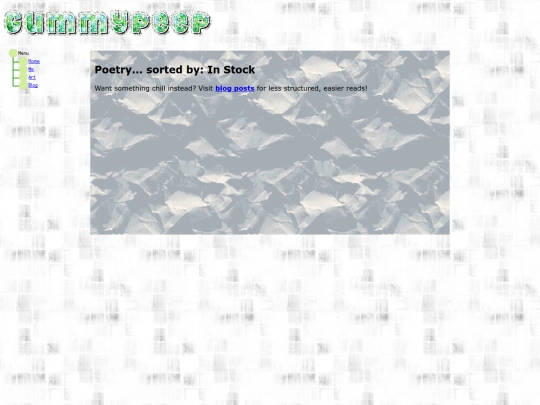 writing/poetry screenshot