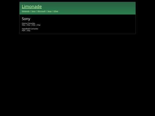 sony screenshot