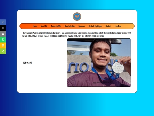 Awards-&-PBs screenshot