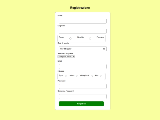 form screenshot