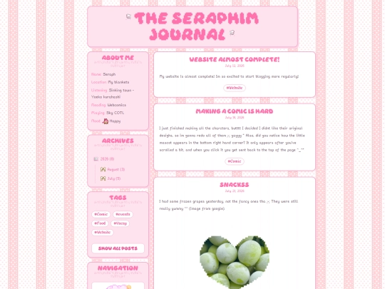 blog screenshot