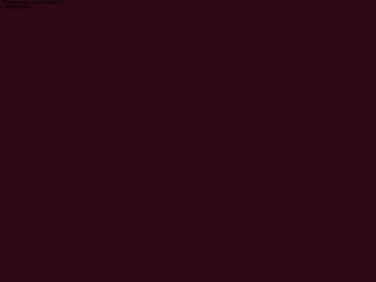 thankyou screenshot