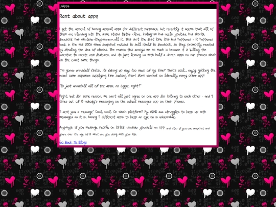 blog/apps screenshot
