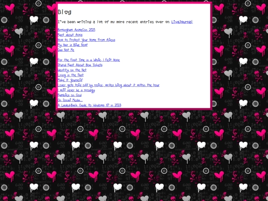 blog screenshot