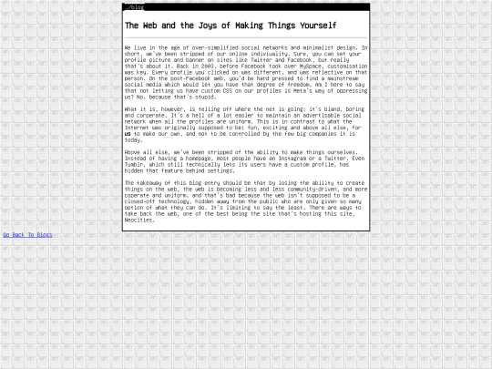 blog/makeityourself screenshot