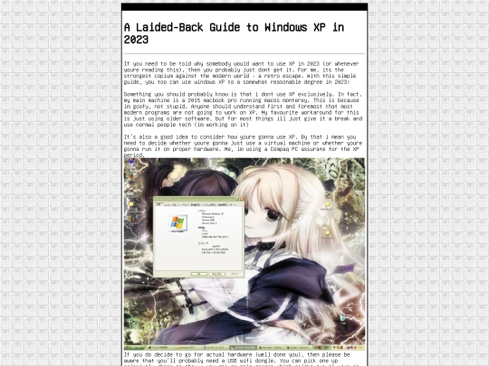 blog/xp screenshot