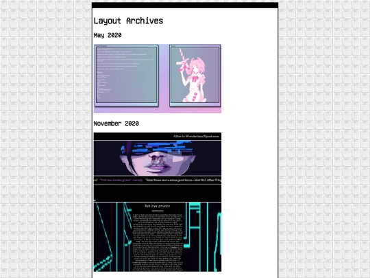 layout screenshot