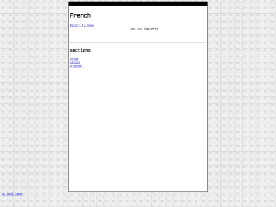 lessons/francais screenshot