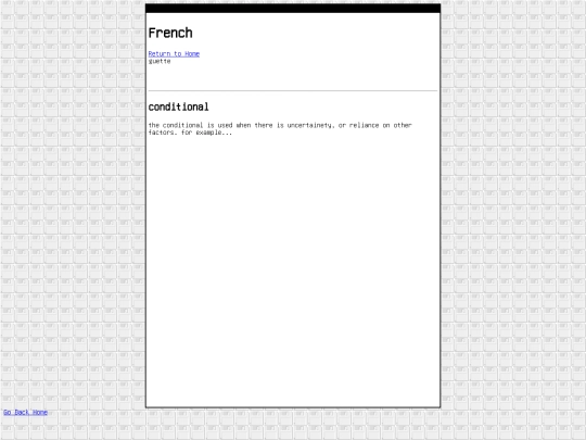 lessons/francais/tenses/conditional screenshot