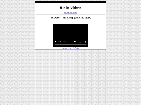 media/video/musicvideos screenshot