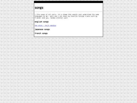 songs screenshot