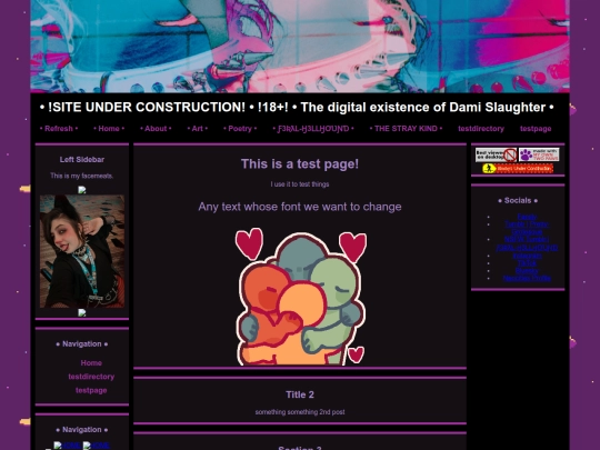 00testpage screenshot