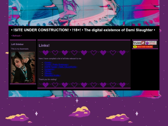 links screenshot