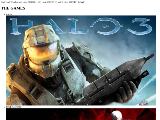 games screenshot