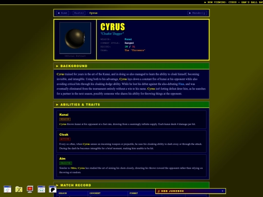 cyrus screenshot