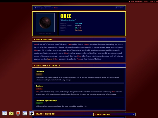 obee screenshot