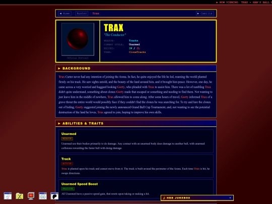 trax screenshot