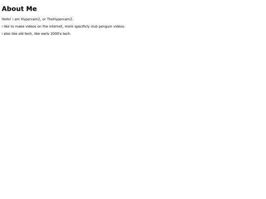 aboutme screenshot