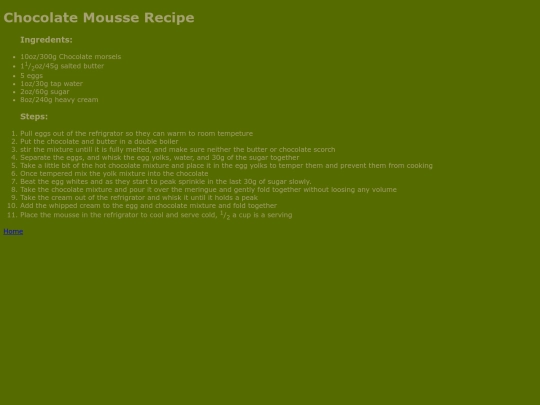 Mousse screenshot