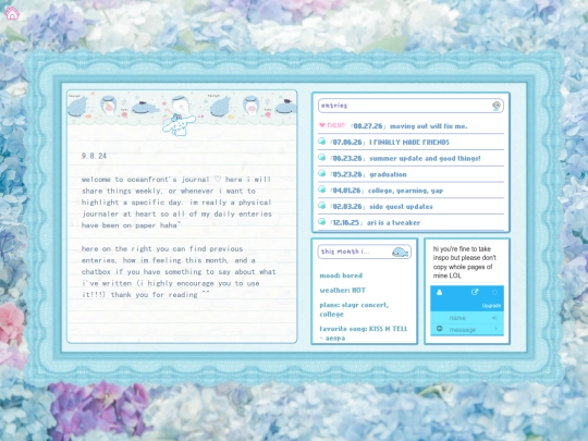 journal screenshot