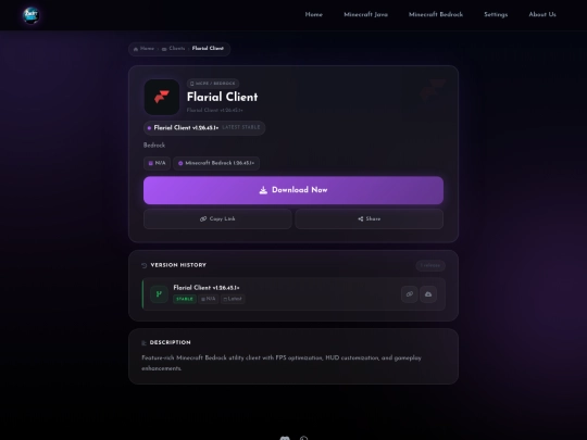 clients/flarial-client screenshot