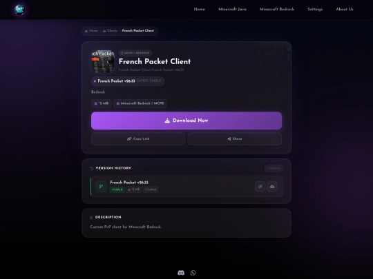 clients/french-packet screenshot