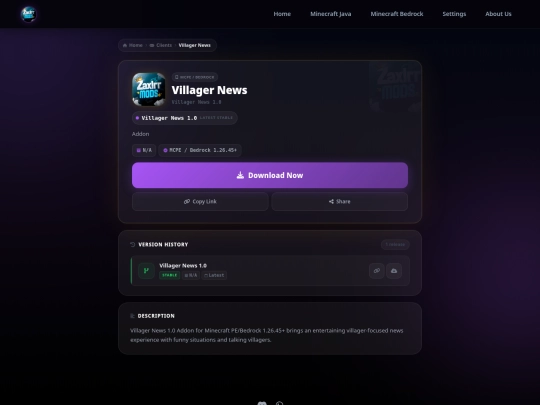 clients/villager-news-1-0 screenshot