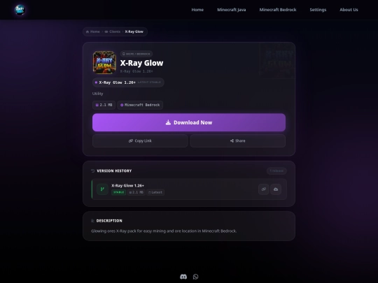 clients/x-ray-glow screenshot