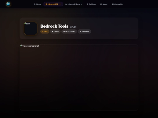 minecraft-pe/addons/bedrock-tools screenshot