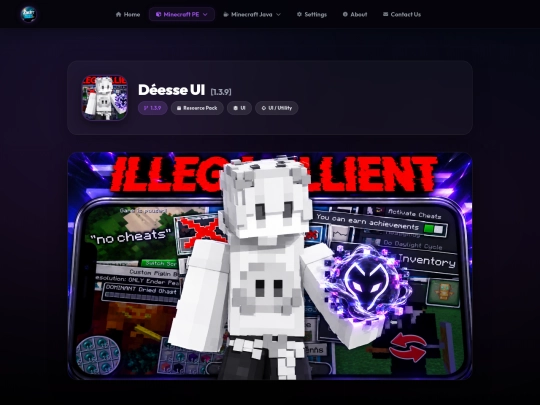minecraft-pe/resource-packs/DeeseeUI screenshot