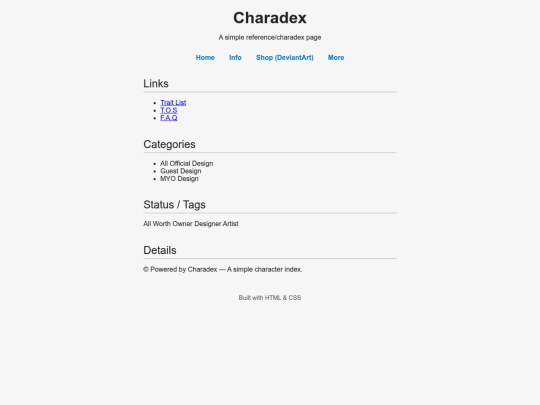 index screenshot