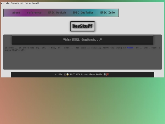 demos/EPIC-Self-Aware-Stylesheet-Editor screenshot