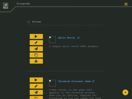 tools/Slingcode screenshot