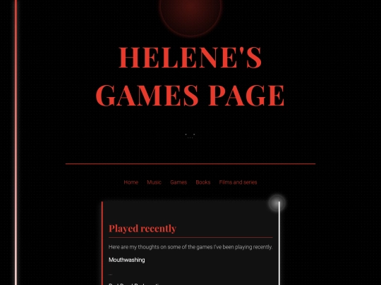 games screenshot